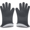 Zovon Five-Finger Silicone Oven Glove Pair 36 cm Charcoal - Product view