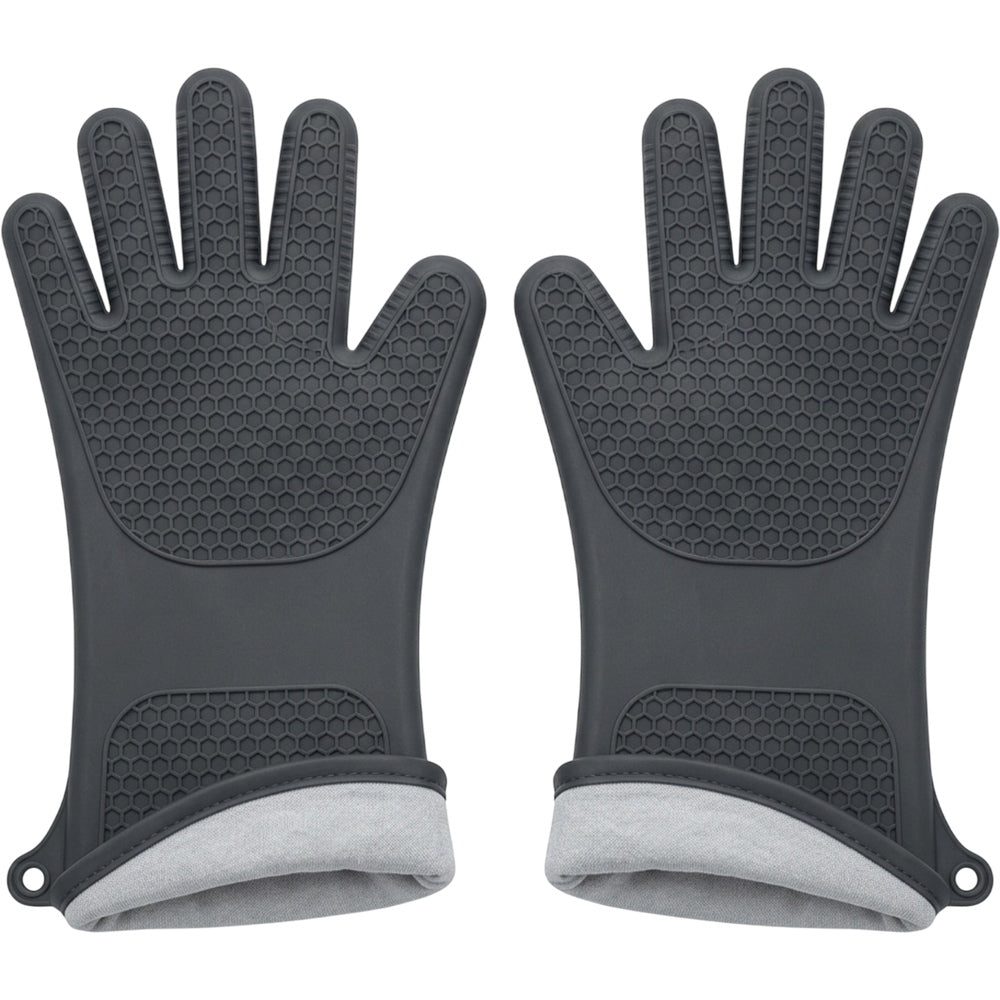 Zovon Five-Finger Silicone Oven Glove Pair 36 cm Charcoal - Product view