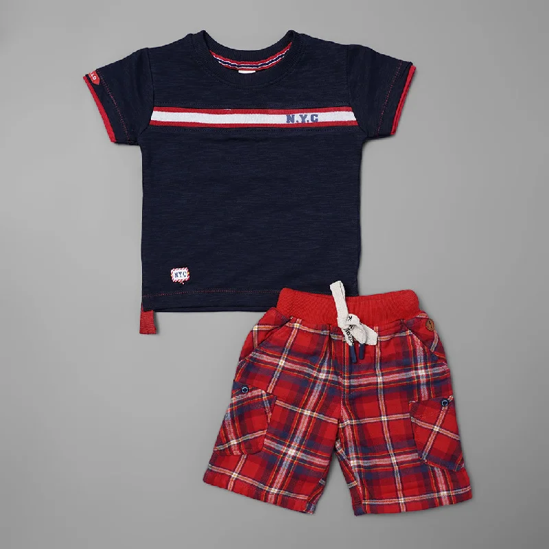 T-shirt and Shorts Set for Boys