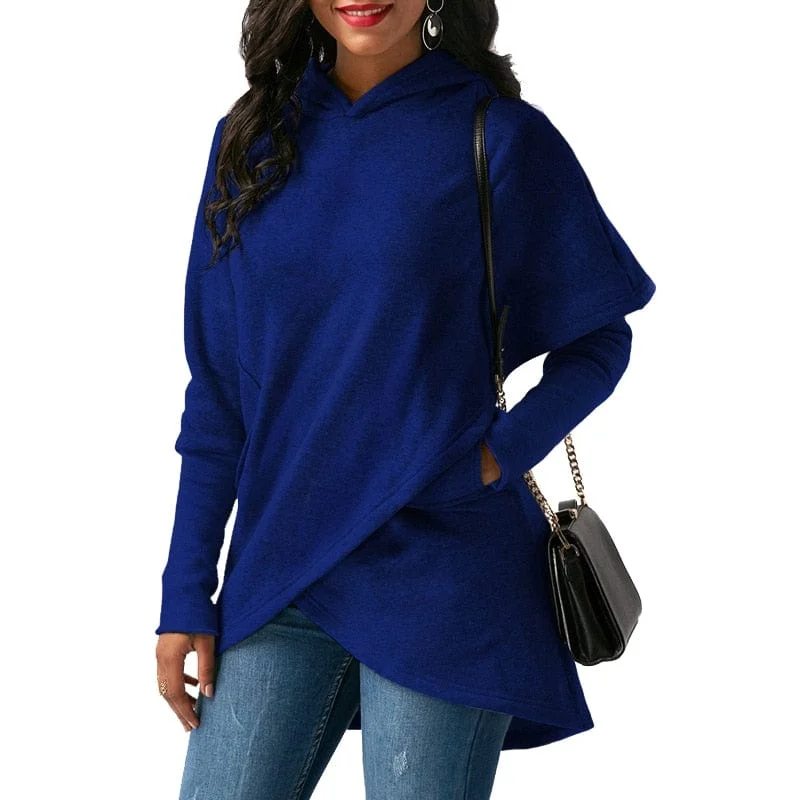 Drape Design Sweatshirt