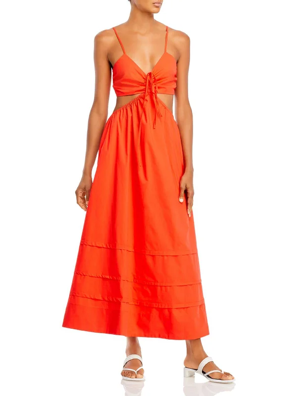 Baylee Womens Cotton Long Maxi Dress