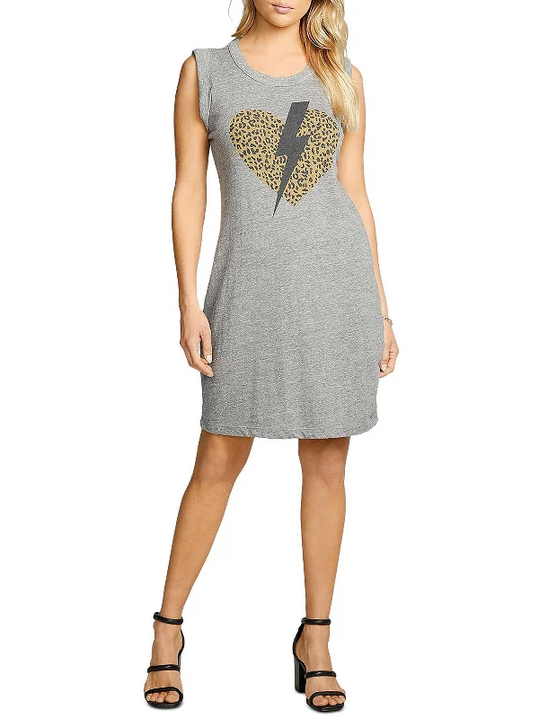 Womens Graphic Mini T-Shirt Dress