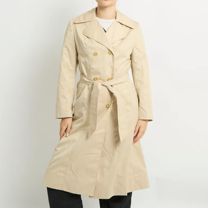 Large Button Trench Coat - UK 8