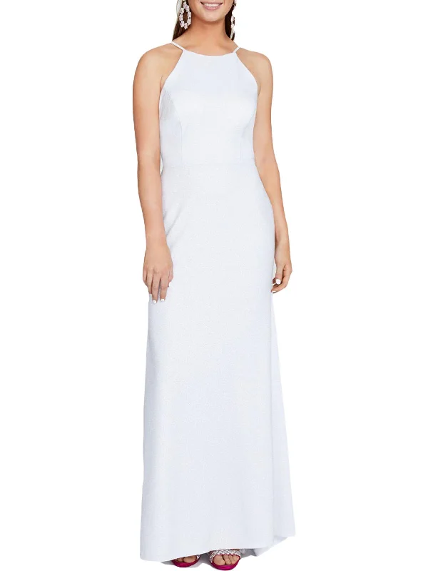 Womens Ladder Side Maxi Evening Dress