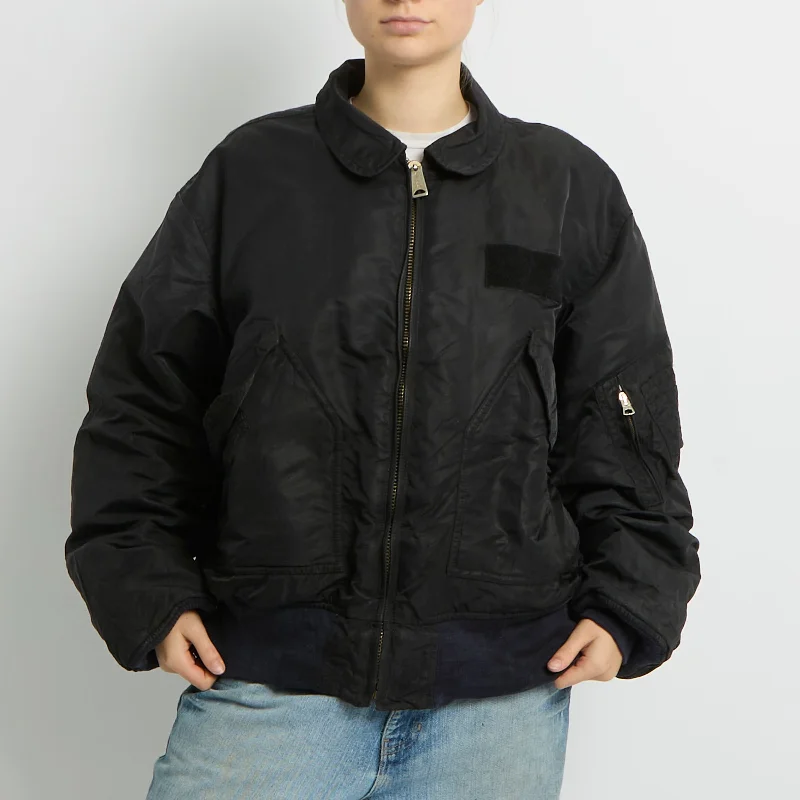 Flight Style Bomber Jacket - UK 14