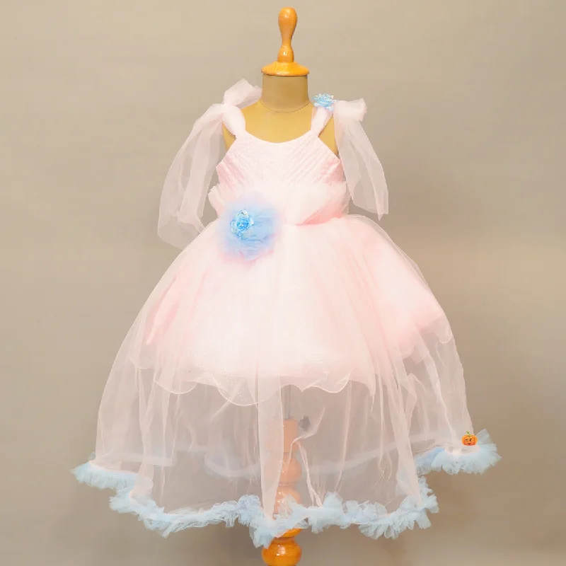 Party Wear Kids Frock in Pink Color