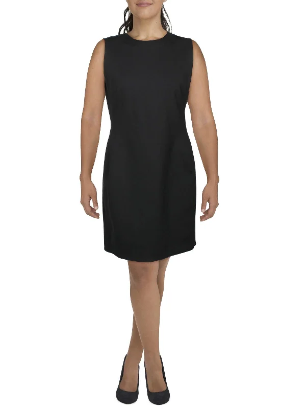 Core Scuba Womens Fitted Sleeveless Wear to Work Dress