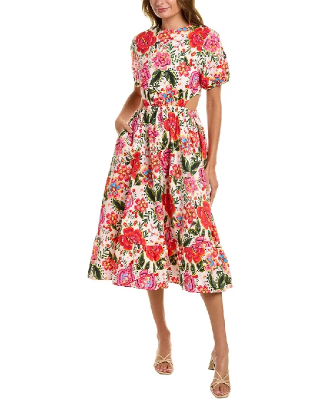 Leota Poplin Midi Dress