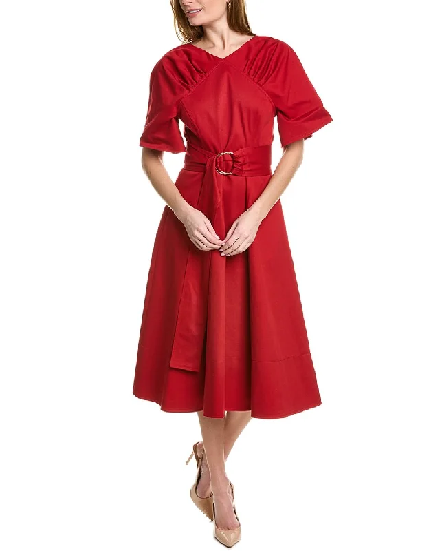 Carolina Herrera Raglan Sleeve Dress