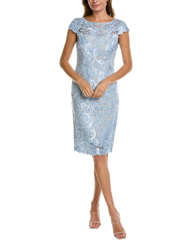 Adrianna Papell Lace Sheath Dress