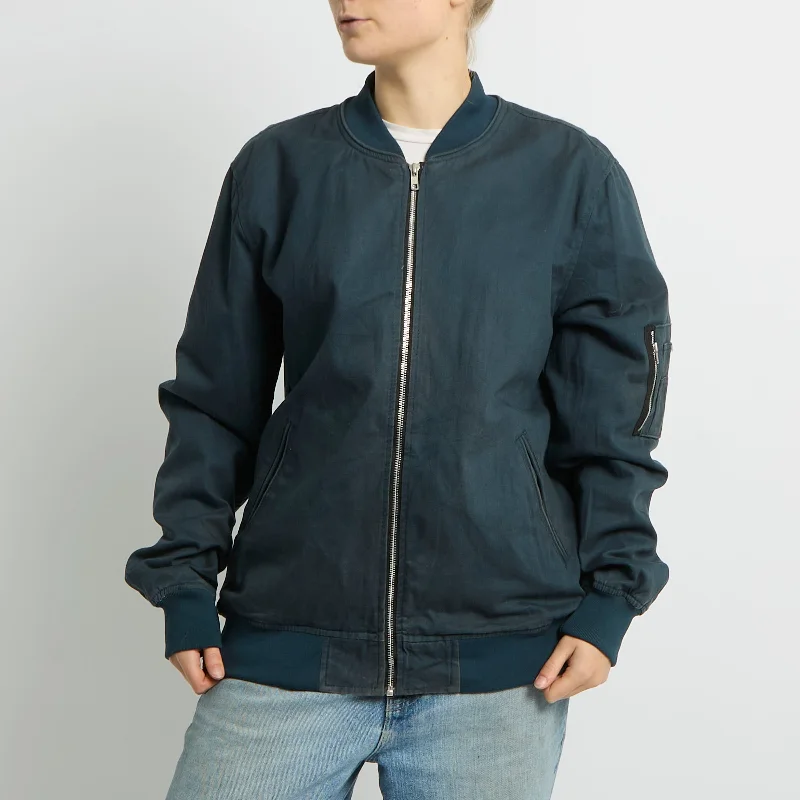 Denim Bomber Jacket - 12