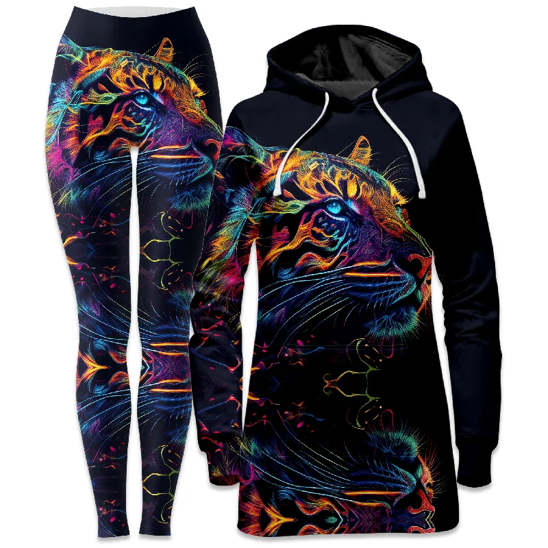 Tigre Realm Hoodie Dress and Leggings Combo