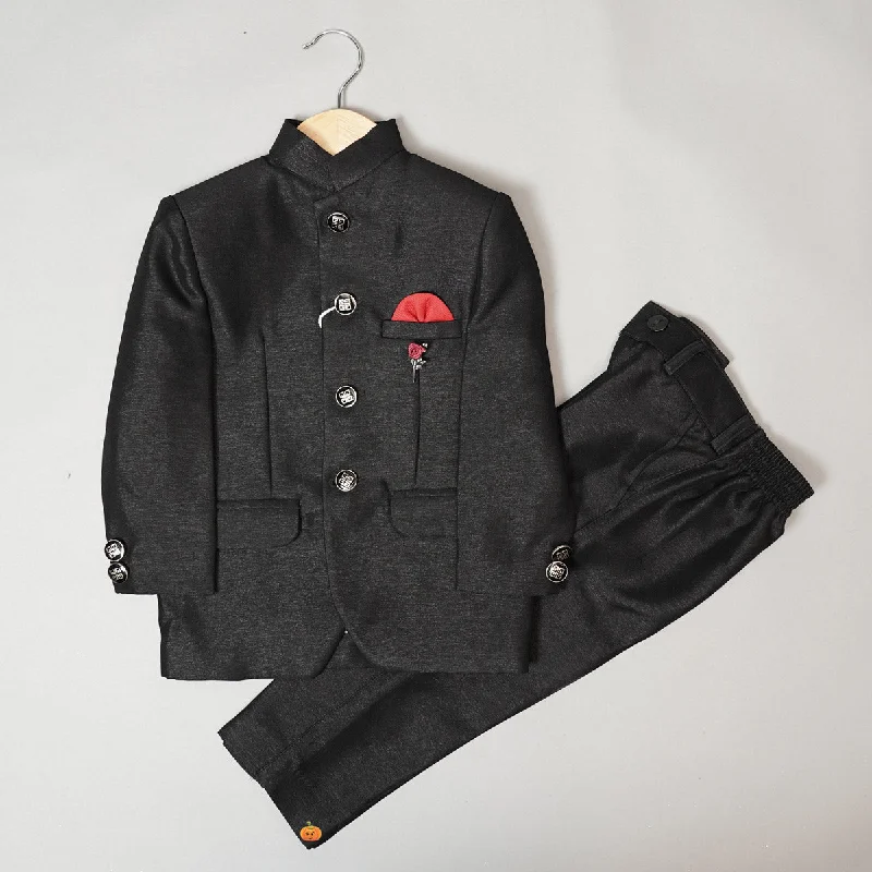 Black Jodhpuri Suits for Boys