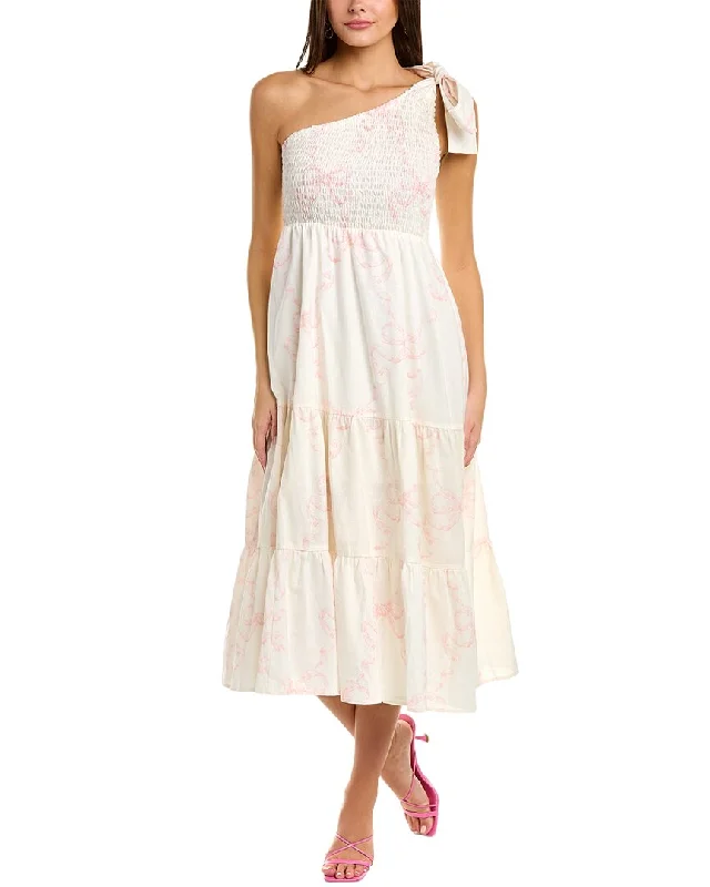 Kathleen Maeve Lauren Linen-Blend Maxi Dress