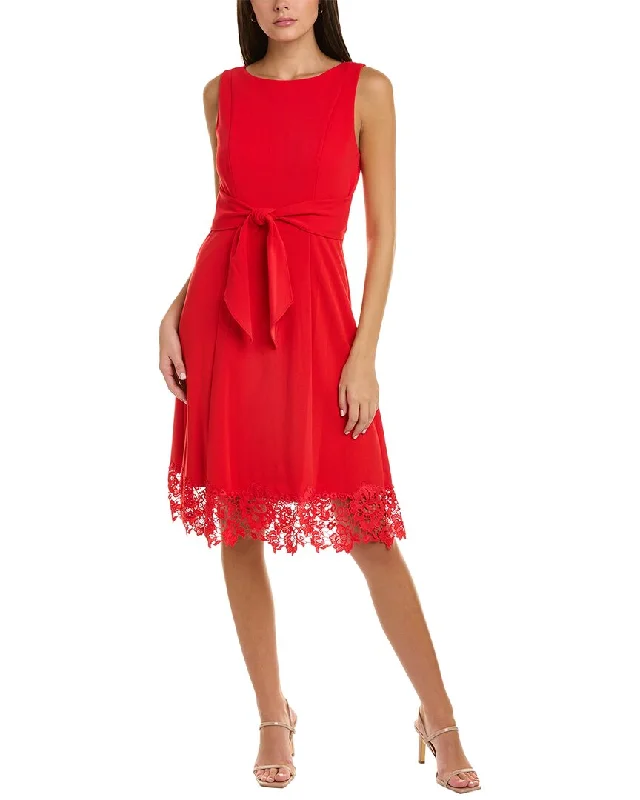 Adrianna Papell Fit-And-Flare Midi Dress