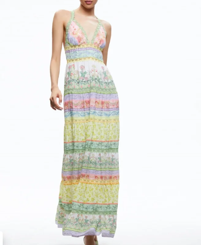 Karolina Maxi Dress In Floral Fest