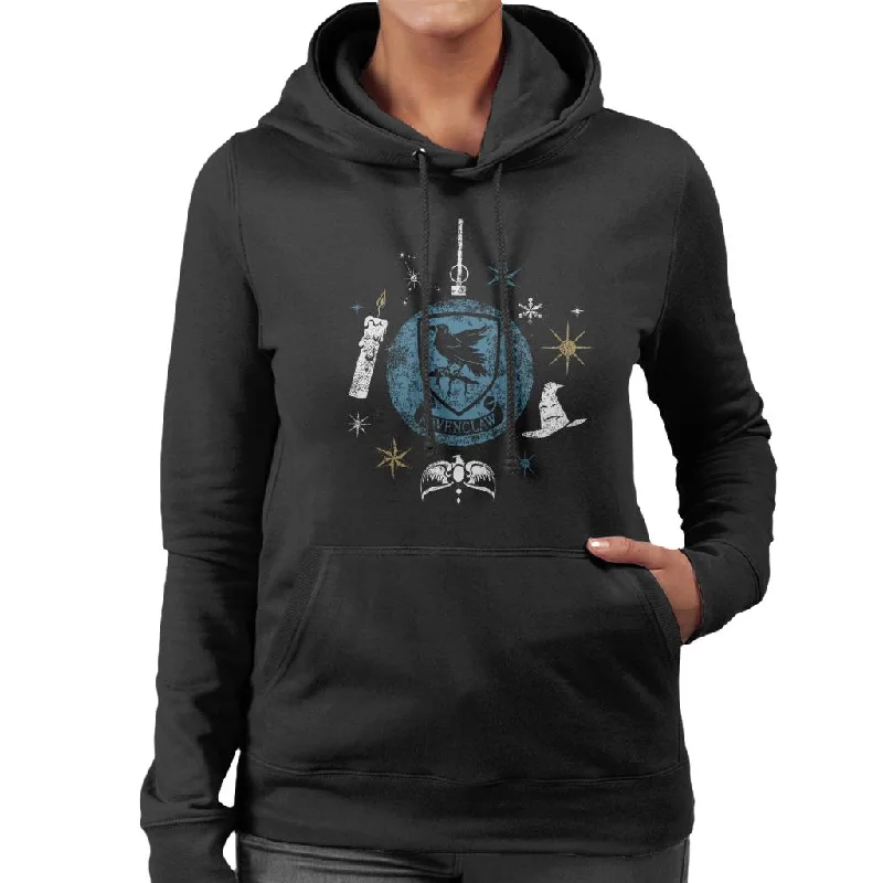 Harry Potter Christmas Ravenclaw Women's Hooded Sweatshirt