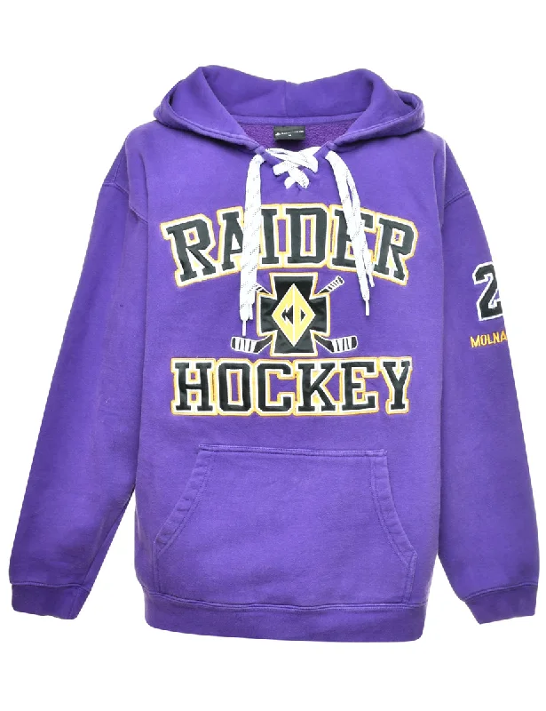 Raider Hockey Embroidered Sweatshirt - M