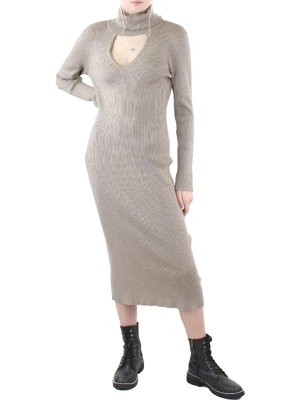 Womens Cold Weather Long Sweaterdress