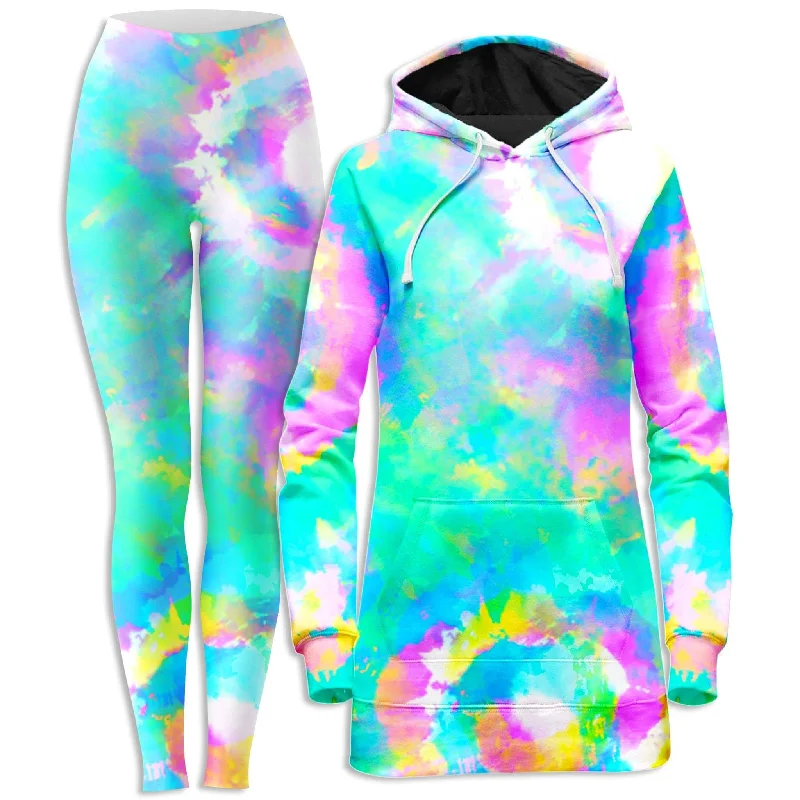 Day Dreams Hoodie Dress and Leggings Combo