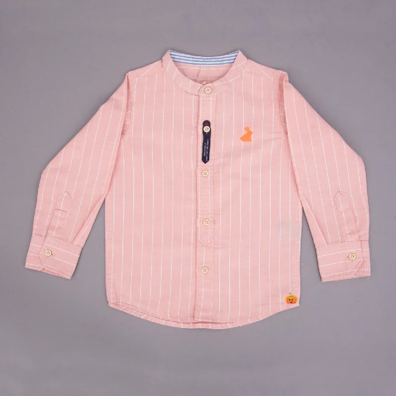 Onion Band Collar Shirt for Boys