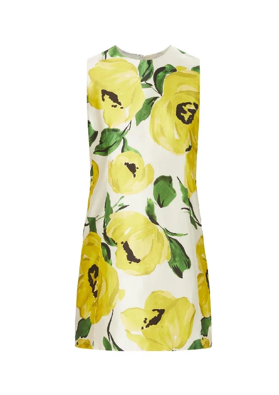 Drew Dress In Citron Cornelia St. Rose