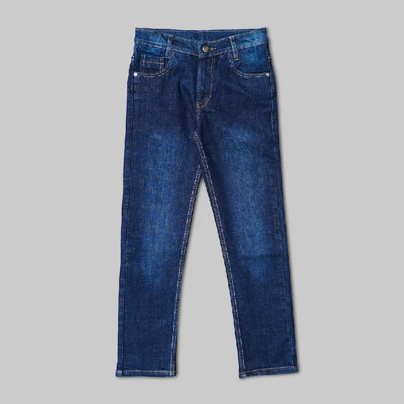 Dark Blue Denim Jeans for Boys