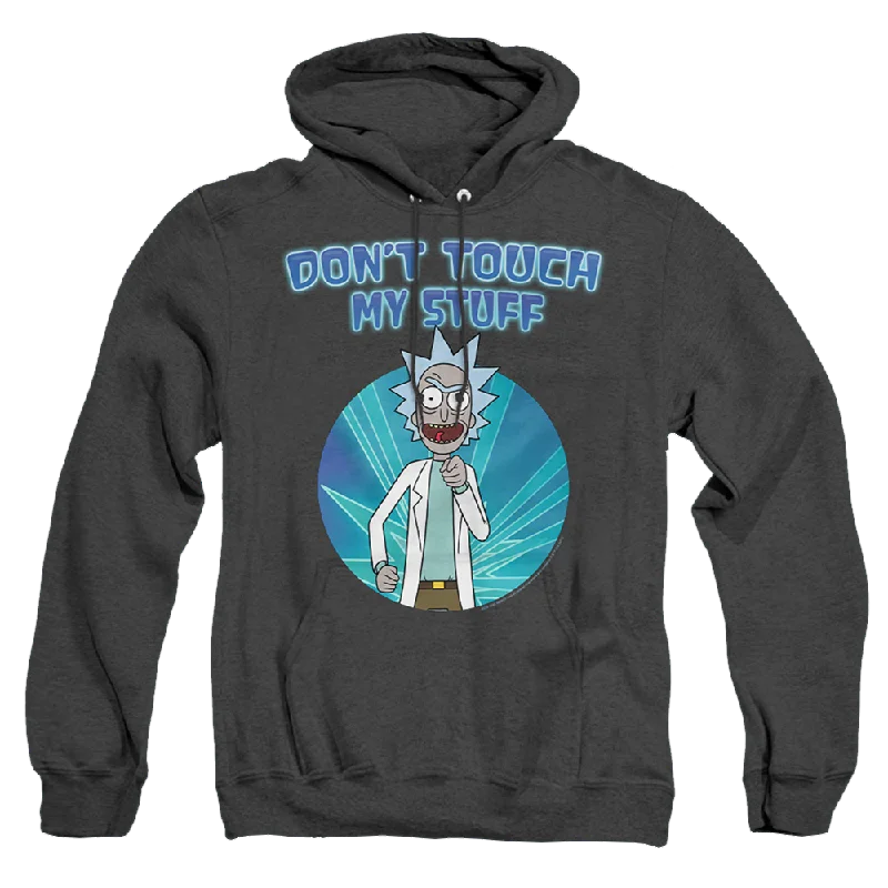 Rick and Morty Don'T Touch - Heather Pullover Hoodie