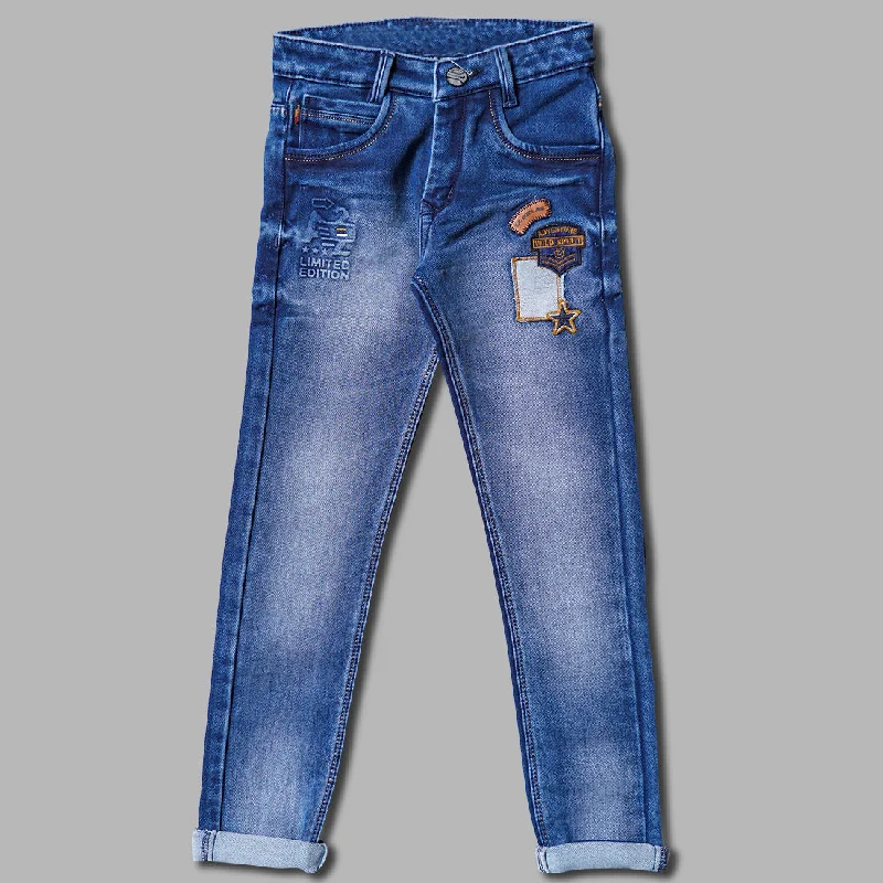 Dark & Light Blue Jeans for Kids