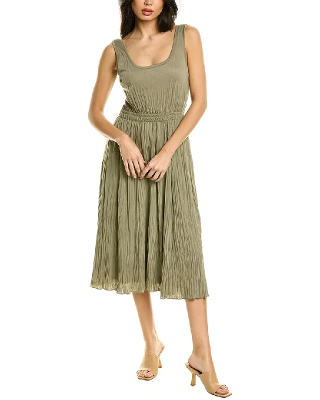 Vince Pleated Tank Dress