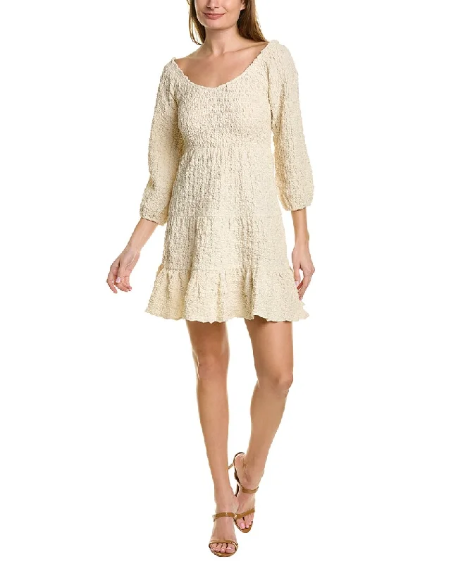 Saltwater Luxe Lane 3/4-Sleeve Mini Dress