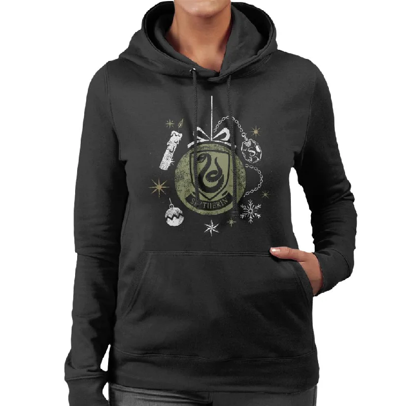 Harry Potter Christmas Slytherin Bauble Women's Hooded Sweatshirt