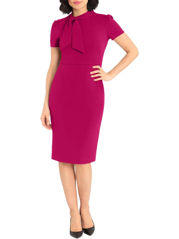 Womens Work Knee Length Shift Dress