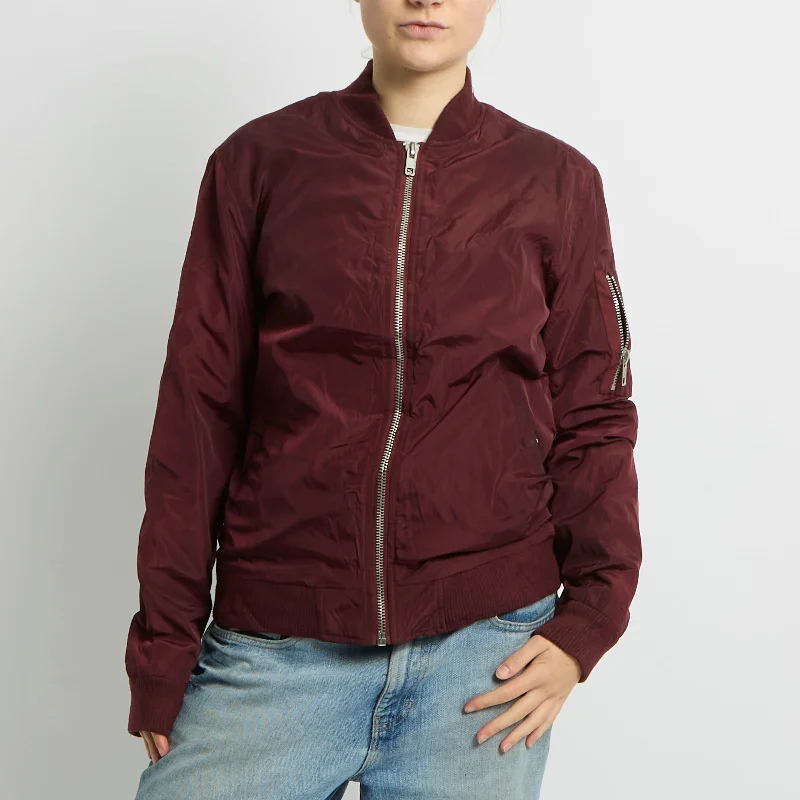 Flight Style Bomber Jacket - UK 8