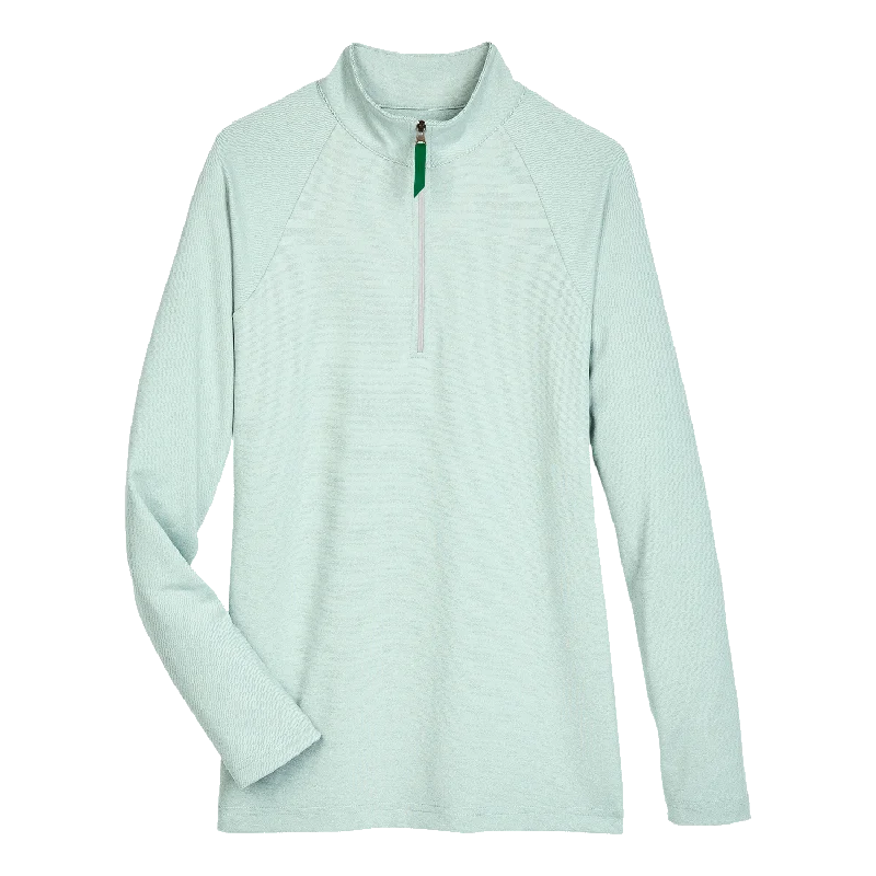 B2029W Ladies Clubhouse Micro-Stripe 1/4 Zip