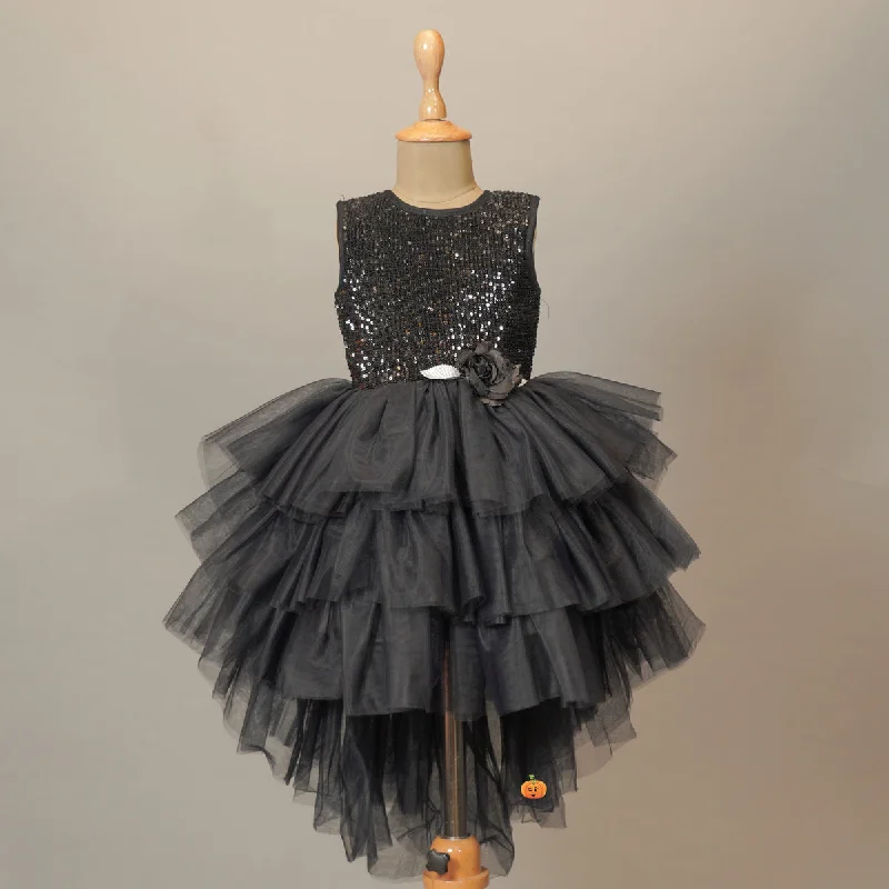 Layered Sparkling Frocks for Kids