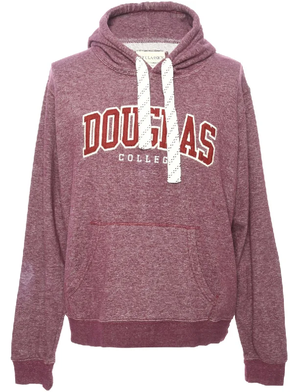 Douglas College Printed Hoodie - L