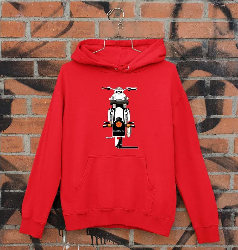 Royal Enfield - Bullet With Number Unisex Hoodie for Men/Women