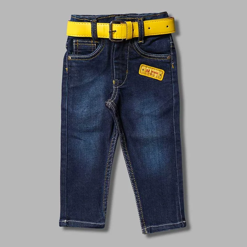 Navy Blue Jeans for Baby Boys