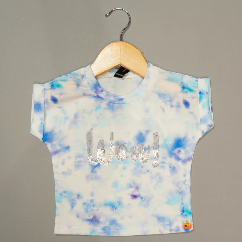 Girls Tie and Dye Printed Top