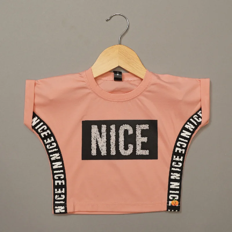 Typography Print Kids Top