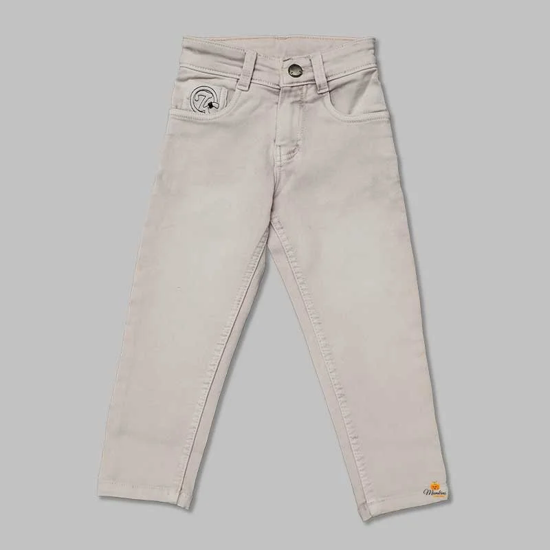 Solid Jeans for Boys with Soft Fabric