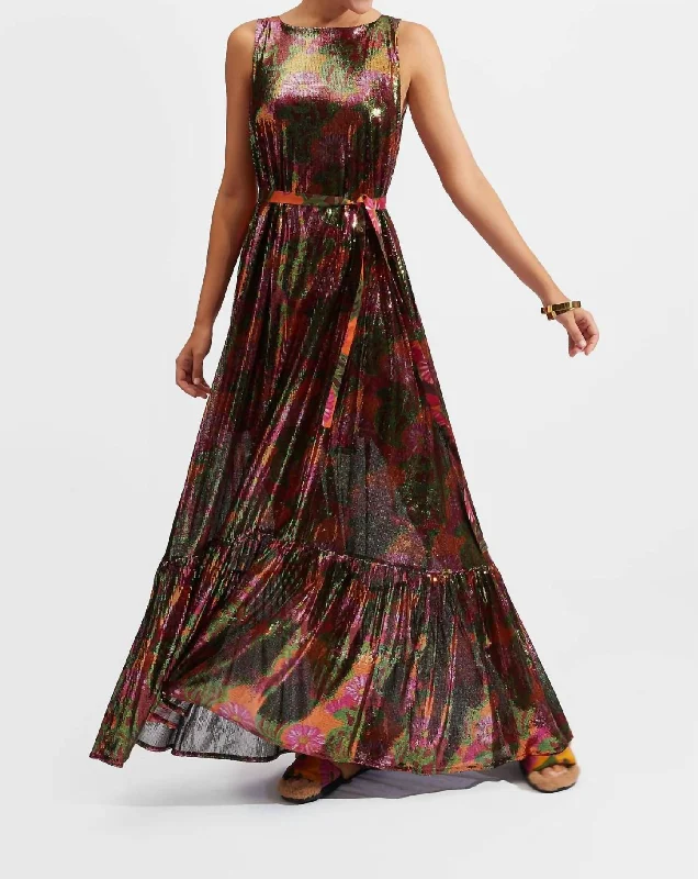 Soiree Dress In Multi