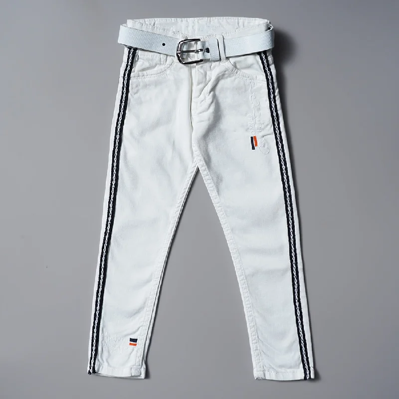 Side Black Stripe Pant For Boys