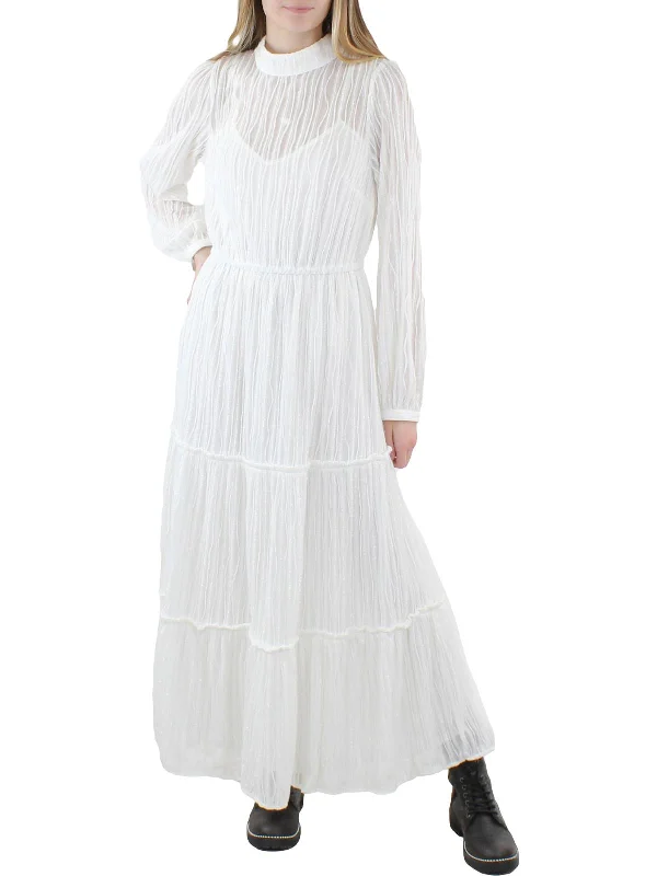 Womens Sheer Long Maxi Dress