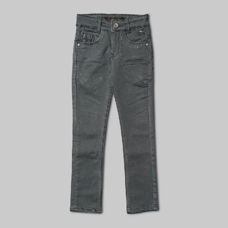 Green Slim Fit Boys Jeans