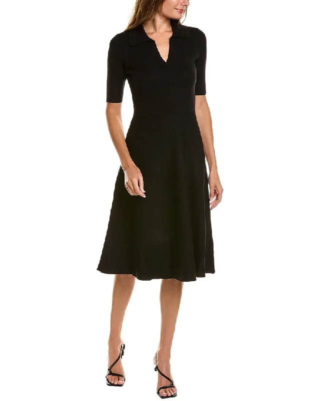 Elie Tahari Polo Midi Dress