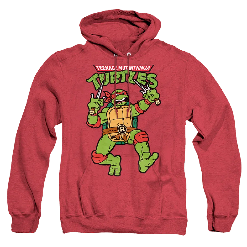 Teenage Mutant Ninja Turtles Retro Raph - Heather Pullover Hoodie