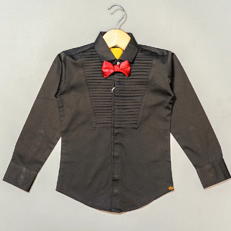 Solid Party Wear Shirt for Boys