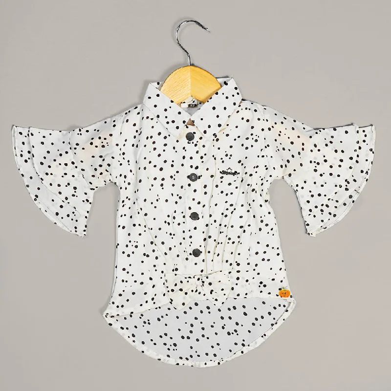 Dotted Pattern Tops for Girls